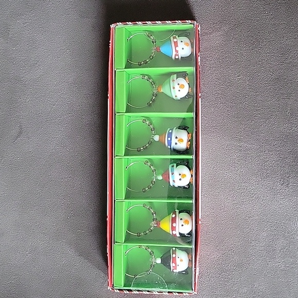 Penguin Bottle Stopper and Drink Charms Set - Picture 4 of 5